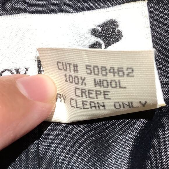 Stanley Blacker Wool Blazer Black Women’s 14 — Formal, Double Breasted, Classic - Picture 4 of 8